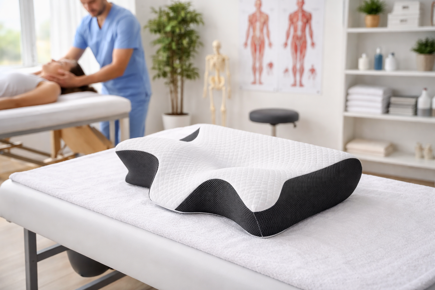 Oreiller Ergonomique Cervical – Confort & Soutien Optimal