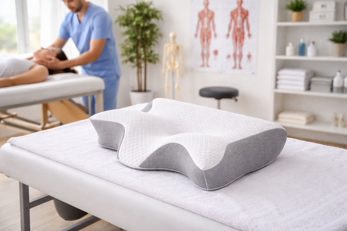 Oreiller Ergonomique Cervical – Confort & Soutien Optimal